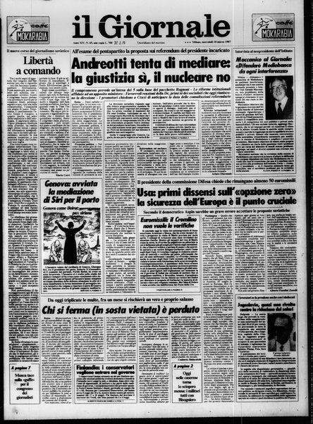 Il giornale : quotidiano del mattino